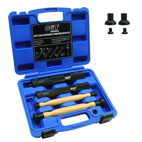 SGT Valve Spring Compressor Tool Kit,5pcs Valve Keeper Remover Installer