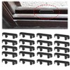 Xinghonyac 20 Pcs Weep Hole Covers, Window Drainage Cover Caps,