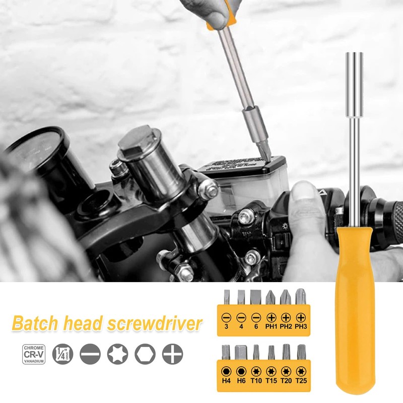 24pc Yellow Household DIY Tool Kit Set, Home Small Tools