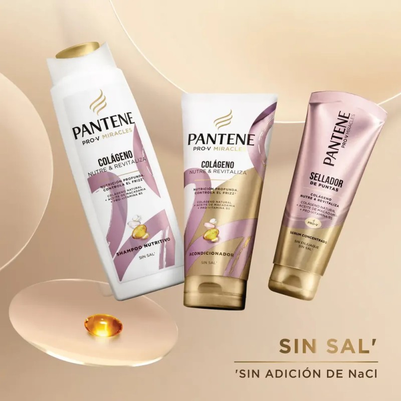 Shampoo Pantene Pro-V Miracles Colágeno Nutre & Revitaliza Nutritivo 510