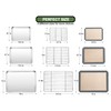 Baking Sheet Tray Cooling Rack with Silicone Mat Set, Stainless