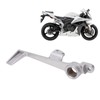 Motorcycle Rear Brake Lever Foot Pedal Silver CNC Aluminium Replacement