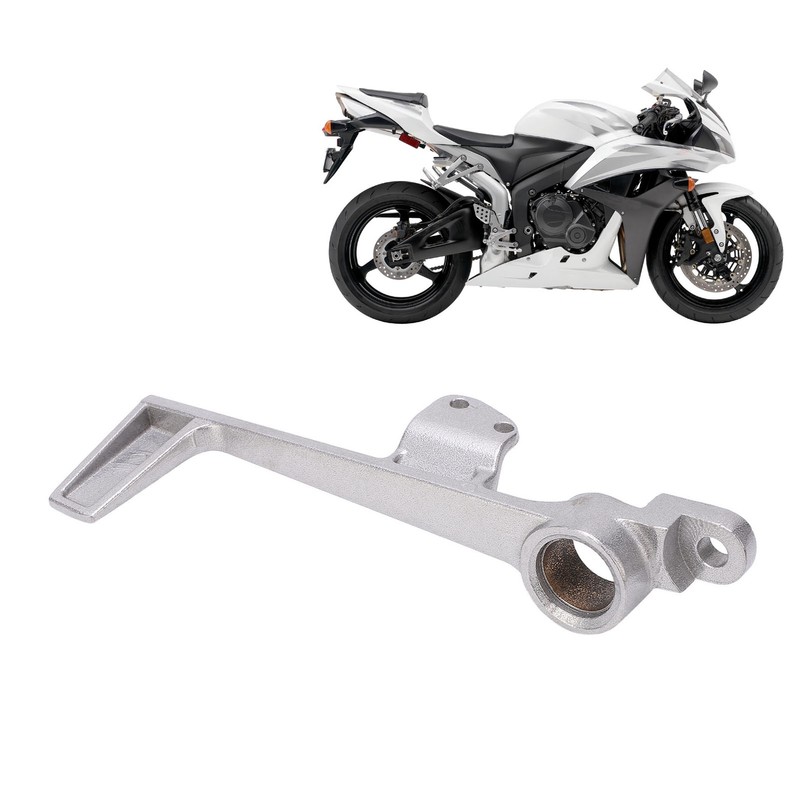 Motorcycle Rear Brake Lever Foot Pedal Silver CNC Aluminium Replacement