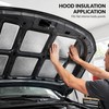 10-Pack 5mm Car Sound Deadening Mats, 9.84 × 7.09-Inch Foil