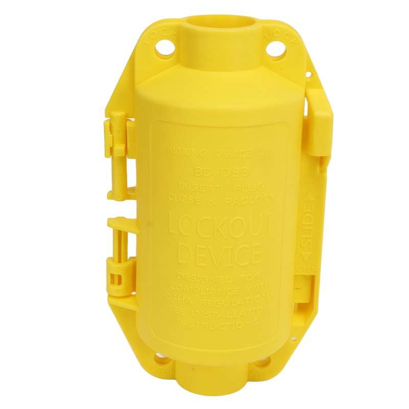 Industrial Electrical Plug Lockout Device Set Universal Electrical Plug Lockout