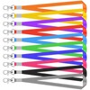 Pagezol 10 Pack Lanyards for Id Badges Black Key Lanyard