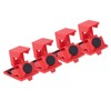 4Pcs Circuit Breaker Lockout Device Set Clamp On Single Pole