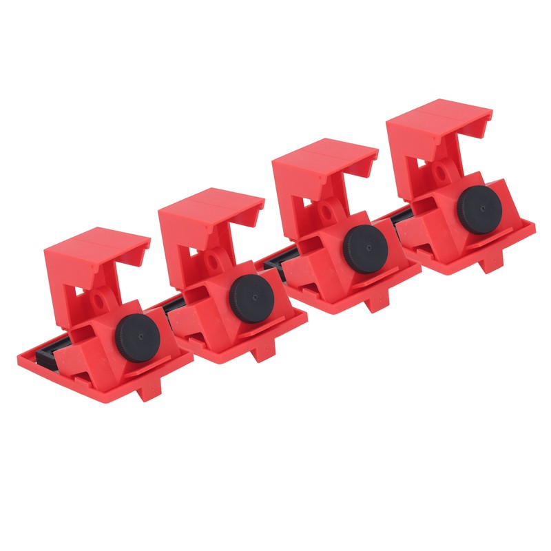 4Pcs Circuit Breaker Lockout Device Set Clamp On Single Pole