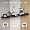 Boswillon 47.2 Inches Long Floating Shelves Wall Mounted, 2 Set