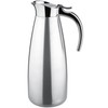 Isosteel VA-9345K 1 Litre 18/8 Stainless Steel Tableline Double-Walled Straight