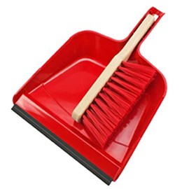 Peggy Perfect Construction Site Dustpan and Brush Set – Red 4006938031853