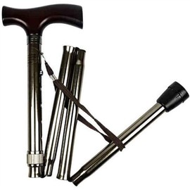 Matsuba Cane Cane Sticker Walker Folding Adjustment Solid Wood Handle Aluminum Alloy