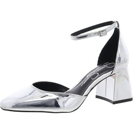 Jessica Simpson Women's Fulian Pump, Silver, 9