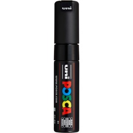 Uni-Ball 148932000 Posca Broad Chisel Tip Marker - Black