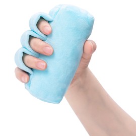 SWISSELITE Hand Contracture Cushion, Palm Grip with Elastic Band or Separator, Hand Grab Pad for Stroke Recovery, Help with Hand Rehabilitation