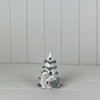 Green/White Ceramic Christmas Tree with Snowman and Reindeer with LED
