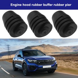 LT Easiyl Pack of 4 Car Bonnet Lid Stop Buffer Bonnet Tailgate Rubber Buffer Damper Clip 867827500A Compatible with Golf Compatible with Jetta Compatible with Transpoter T4