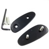 HASkulle Motorcycle Parts Mirror Block Accessories Brackets Off Base Plates