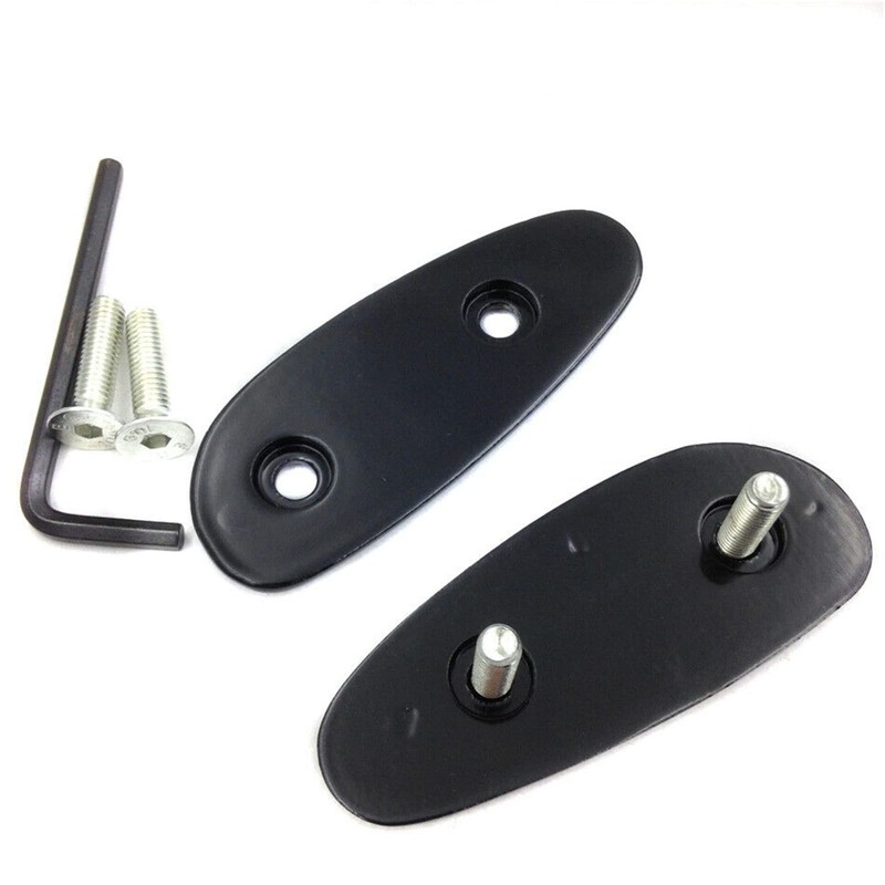 HASkulle Motorcycle Parts Mirror Block Accessories Brackets Off Base Plates