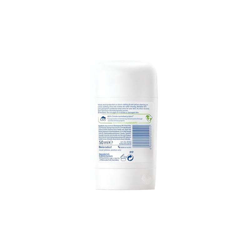 NIVEA Stick Women's Invisible Black and White Silky Smooth Extra
