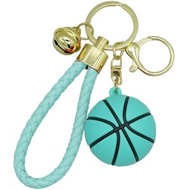 Basketball Keychain Pendant Novelty Sports Ball Fans Key Chain Ring Charm for Boys Girls Men Women