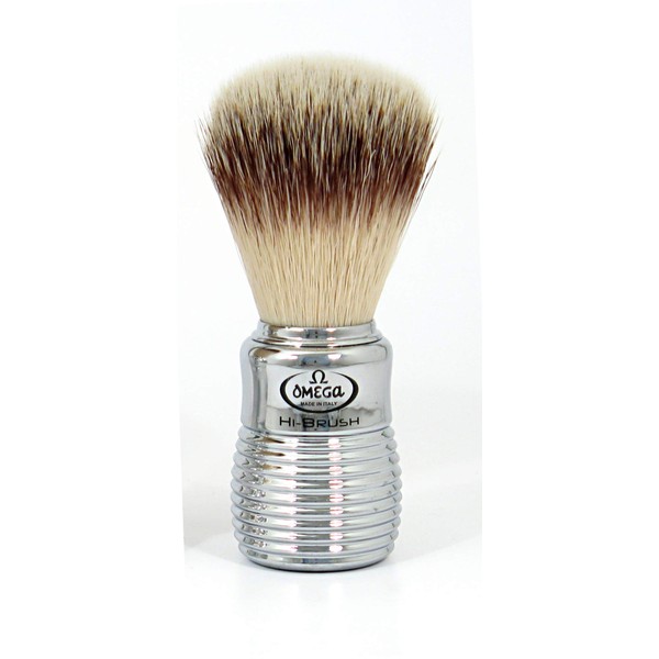 Omega 0146113 HI-BRUSH Synthetic Shaving Brush