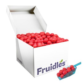 Fruidles Hot Cinnamon Chewing Gum Balls Flavored Candy Buffet Treats, Machine Size Refills, Kosher Certified Parve, 1" Inch (5 Pounds (Bulk))