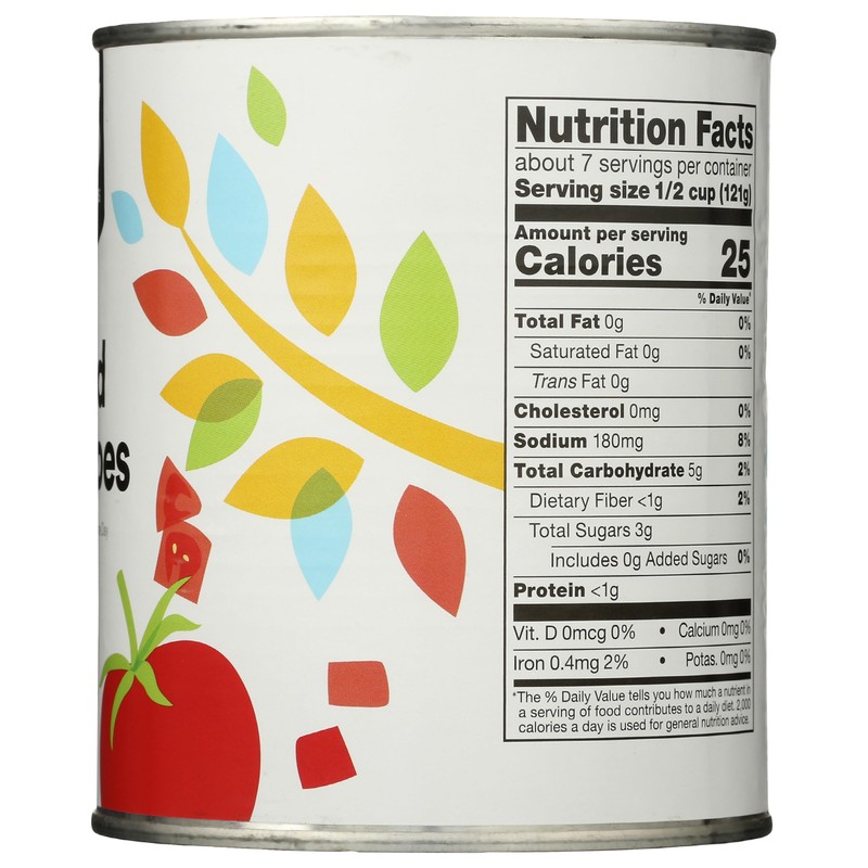 365 by Whole Foods Market, Diced Tomatoes, 28 Ounce