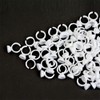 100 Pieces Lash Glue Holder Rings Cups Pigment Rings False