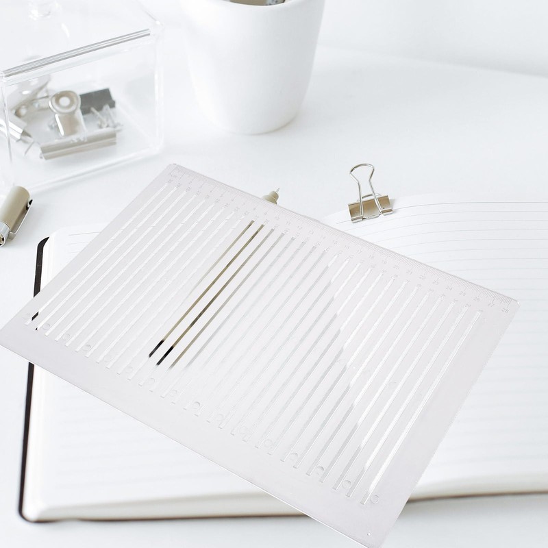 Ciieeo Straight Line Stencil Address Template for Envelope Instructions Stencil