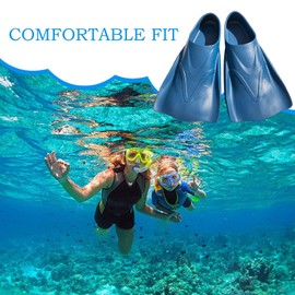 Diving Fins - Reusable Snorkeling Fins | Non-Slip Floating Supplies, Professional Training Accessories for Daily Using, Competition