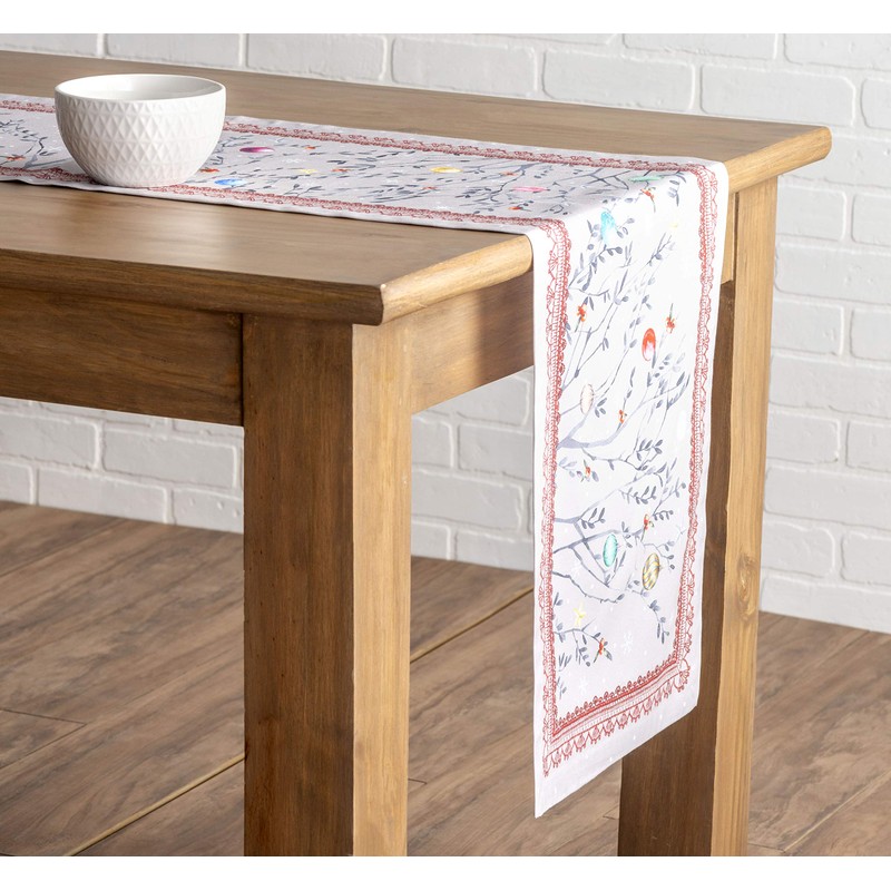 Maison d'Hermine Thanksgiving / Christmas Table Runner, 100% Cotton, 50