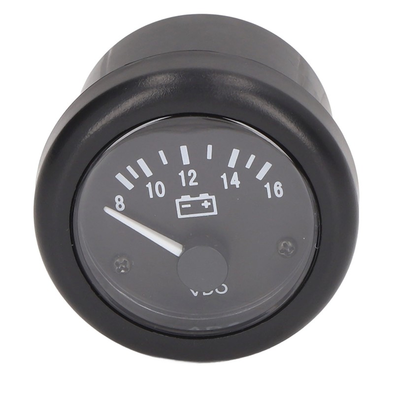 2in Diesel Engine Voltage Meter Automobile Generator Voltmeter Gauge 8‑16V