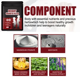 Height boosting health stickers