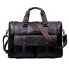 Men's suit briefcase popular tote bag dark brown cross bag