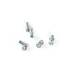 Zetqyn 4 pcs Bottom Case Screws + Screwdriver Replacement for