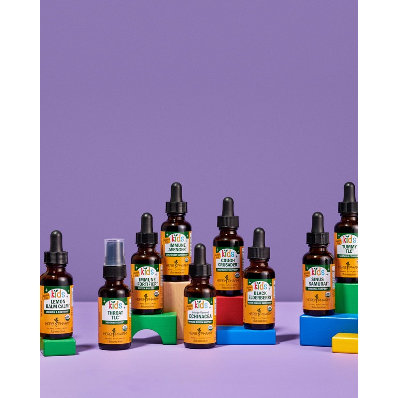 Herb Pharm Kids Mullein and Garlic Oil, Calendula, Garlic, Mullein,