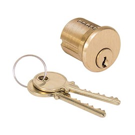 Em-D-Kay #1755 High Security Mortise Cylinder with 2 Angle Cut Keys