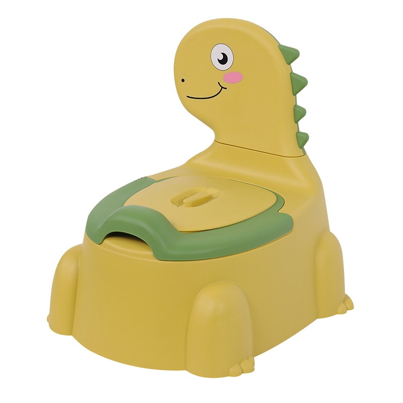 Potty Chair Cartoon Dinosaur Adjustable Height Safe PP Detachable Potty