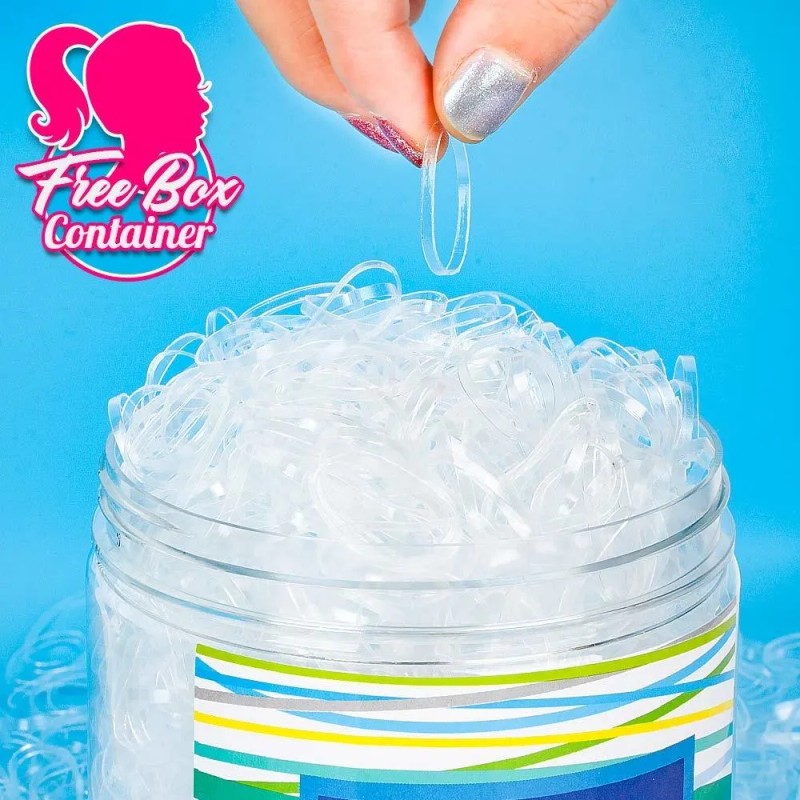 Bandas Clara Elásticos Del Pelo, Vendas De Goma De Pelo