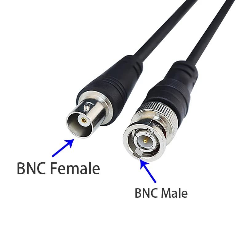 CABLEPELADO BNC Cable Male to Female RG59 2m Black