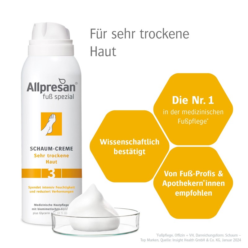 Allpresan Fuß Spezial Nr 3 Foot Cream 10% Urea for