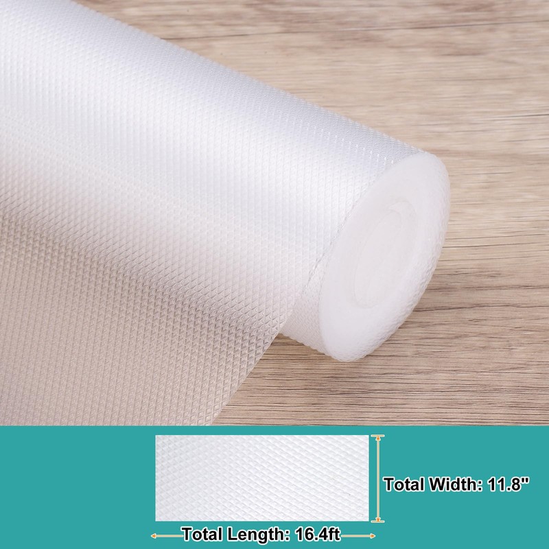 sourcing map Shelf Liner 11.8" x 16.4ft EVA Non-Slip Drawer