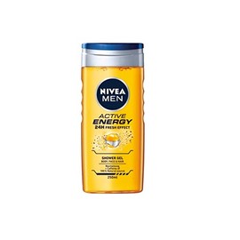 Nivea Shower Gel 250 ml Men Active Energy (Pack of 3)