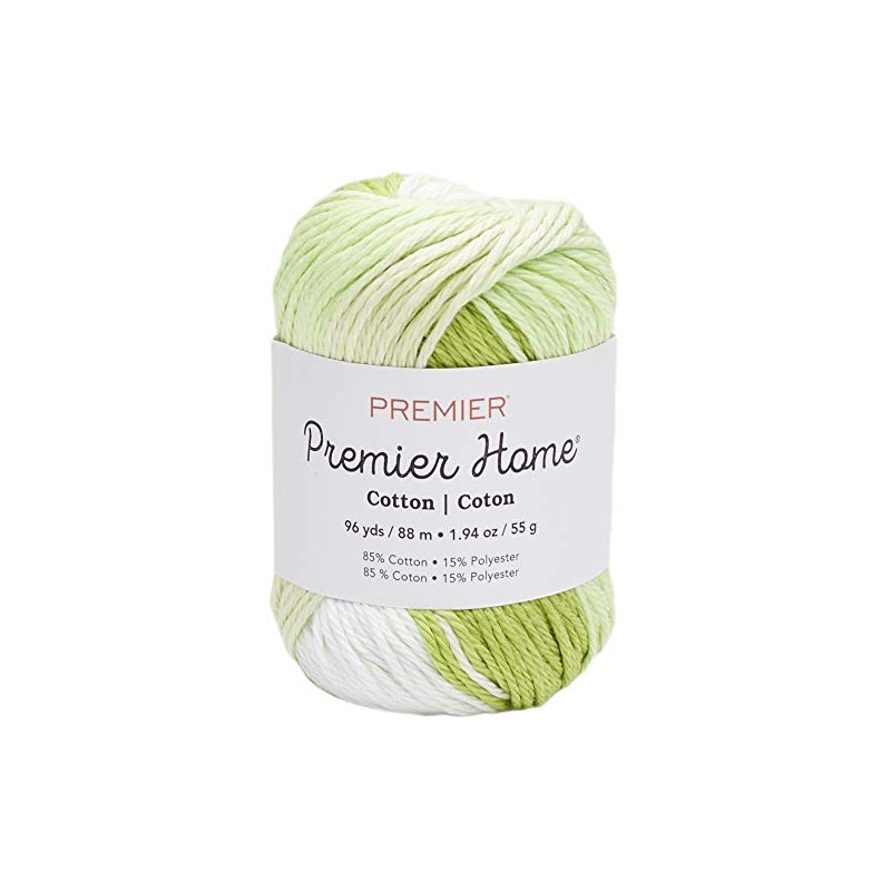 Premier Yarns Yarn Home Cotton MLT STR, Sprout Stripe