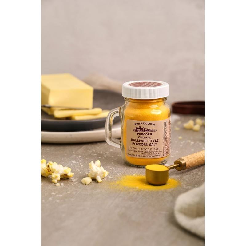 Amish Country Popcorn | Ballpark ButterSalt Popcorn Salt - 4