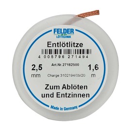 Panel 27160000 Desoldering Wick and Flußmittelgetränkt 1,60 m Reel