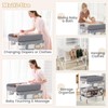 BABY JOY Portable Baby Changing Table, Foldable Waterproof Diaper Changing