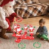Christmas Party Ring Toss Game for Kids Adults,Inflatable Xmas Santa