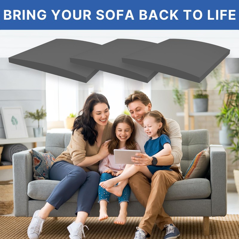 Lanswood Sofa Cushion Support for Sagging Seat 2Pack 50 x